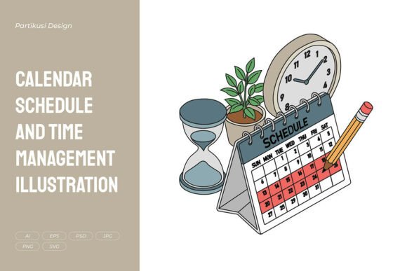 Calendar Schedule Time Management Embroidery Review
