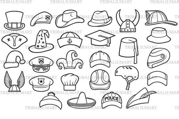 Thin Line Cap Icons Review for Embroidery Projects