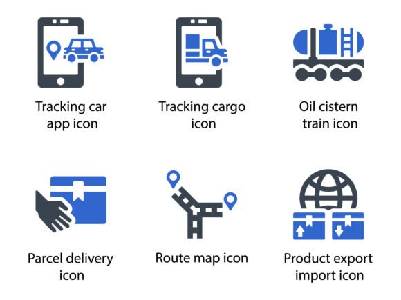 Transport and Logistics Icon Set 5 Review