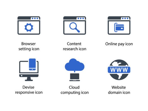 Web Marketing Icon Set 10 - A Versatile Graphics Asset for Digital Sellers